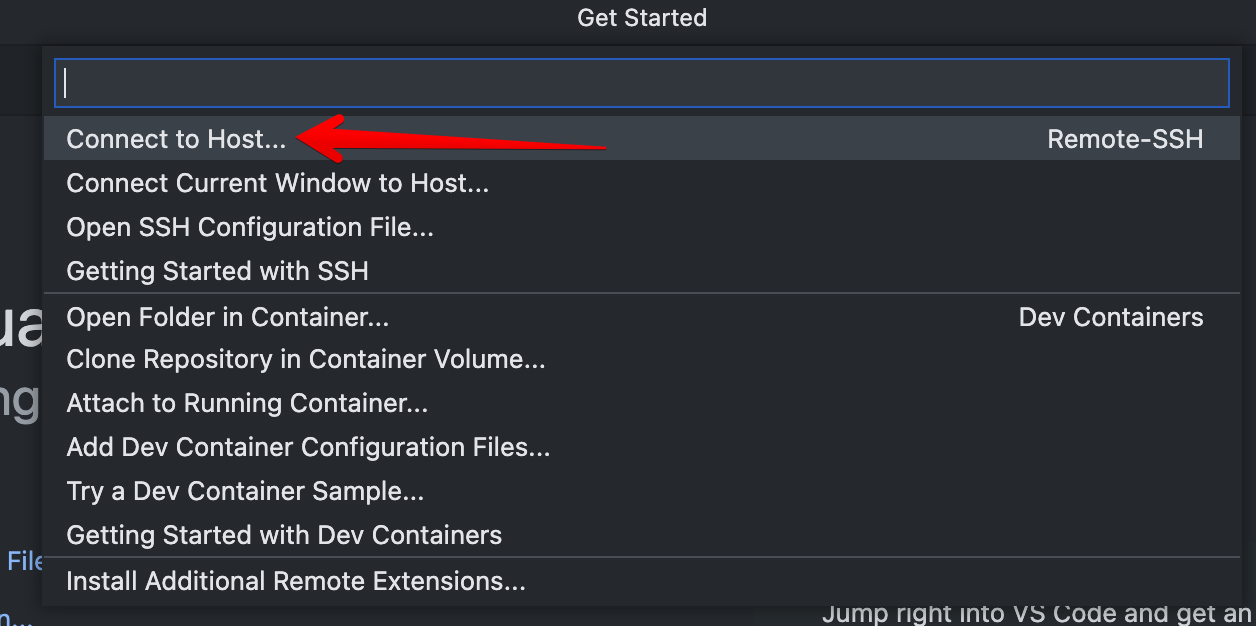 Connect to host...